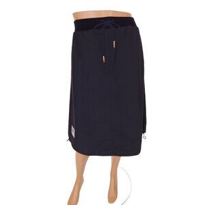 THOM BROWNE Thompe L'oeil Trouser Skirt in Military Ripstop NWT Size Small IT40